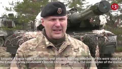 Estonian and Danish forces hold joint artillery exercises