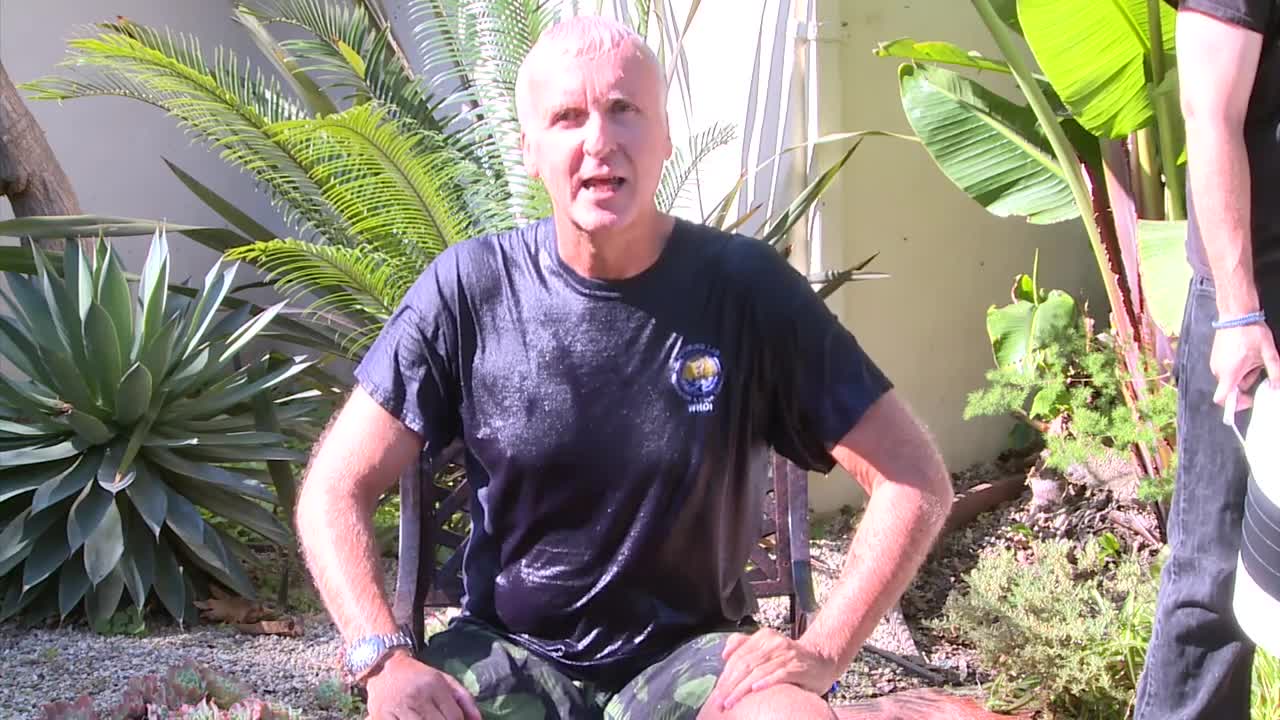 James Cameron takes the ALS #icebucketchallenge