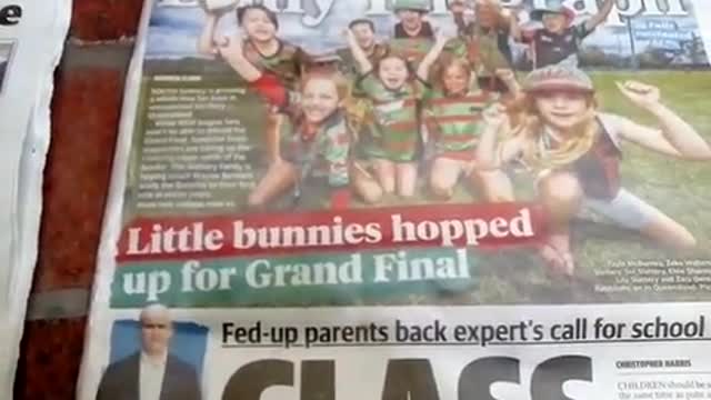 Follow the white rabbit in Daily Telegraph's NRL Grand Final stories