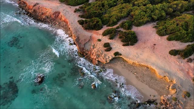 The Perfect Paradise Beach White Sand, Blue Water & Waves