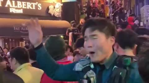 Itaewon before the disaster