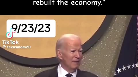 Biden: "I knew what to do. I vaccinated the nation and rebuilt it."