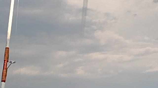 Wild Water Spout Over the Ocean