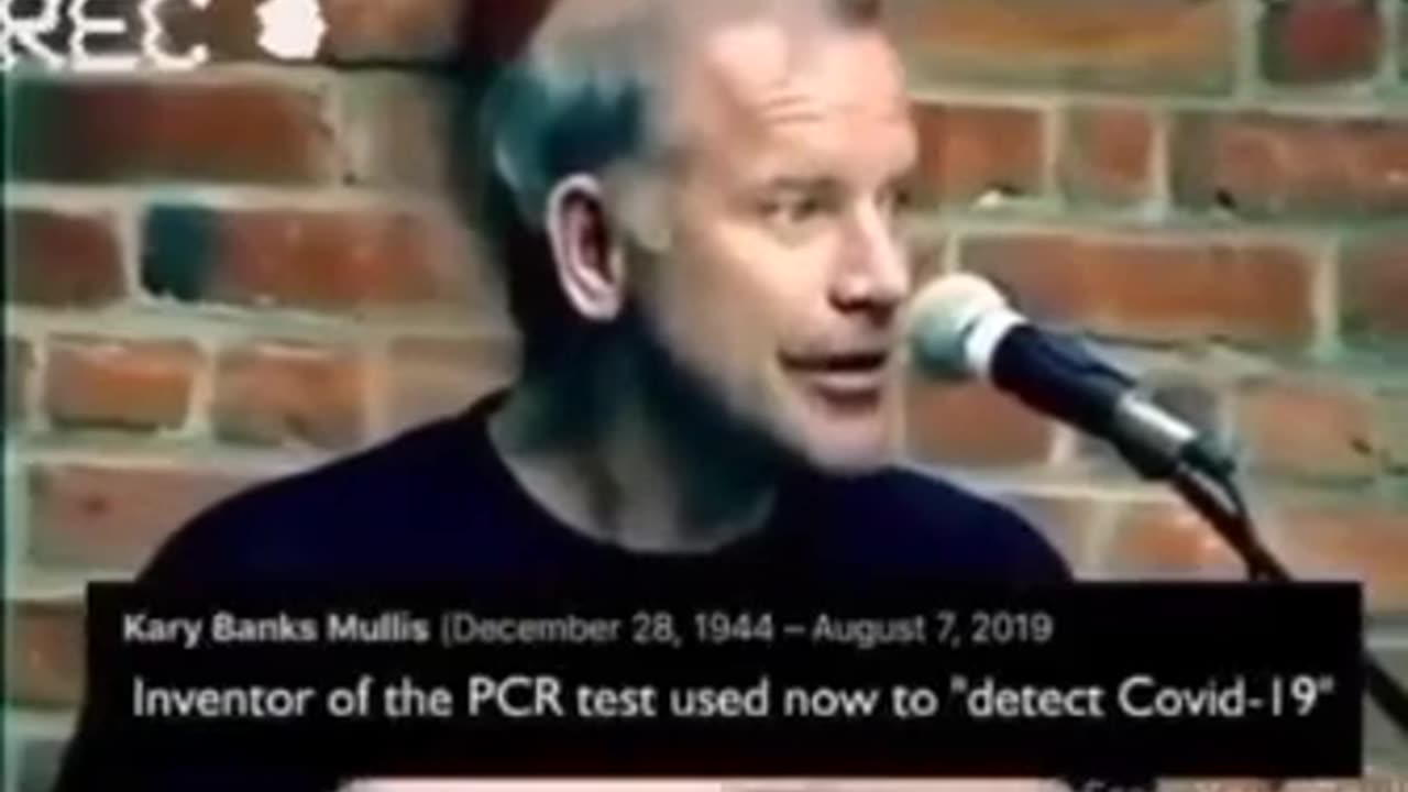 Inventor Of PCR TEST Speaks Out