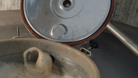 Fermenting Chardonnay at Jacky Preys