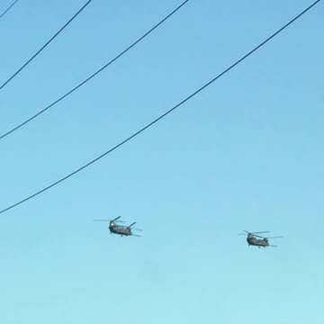 Chinooks in Sydney Skies (August 10th 2023 4:19PM AEST)