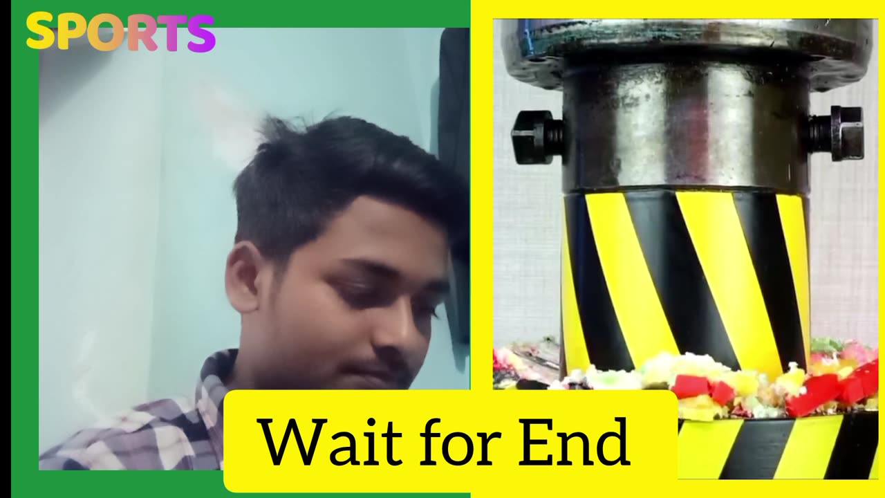 # viral video hydraulic press