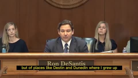 DESANTIS DENOUNCES WEF