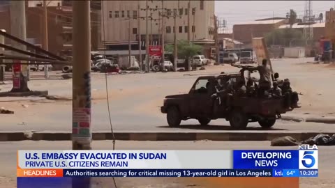 Special forces rescue U.S. embassy staffers in warning Sudan