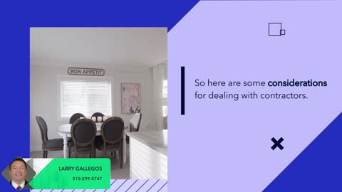 Tips for working with contractors