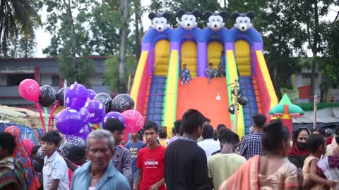 A traditional rural fair is organized in the festival