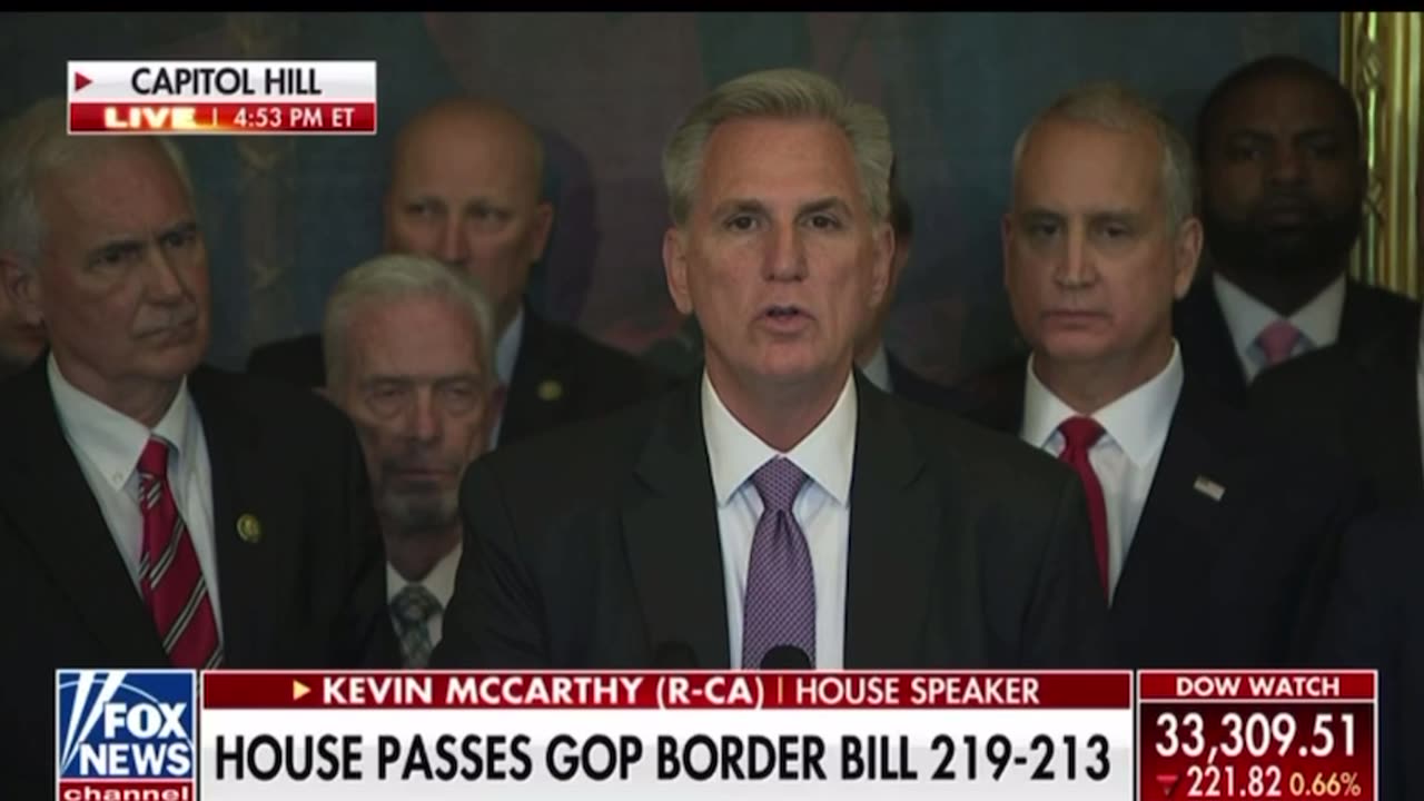 Warning to Biden from Speaker McCarthy - do not miss another deadline like you did on title 42