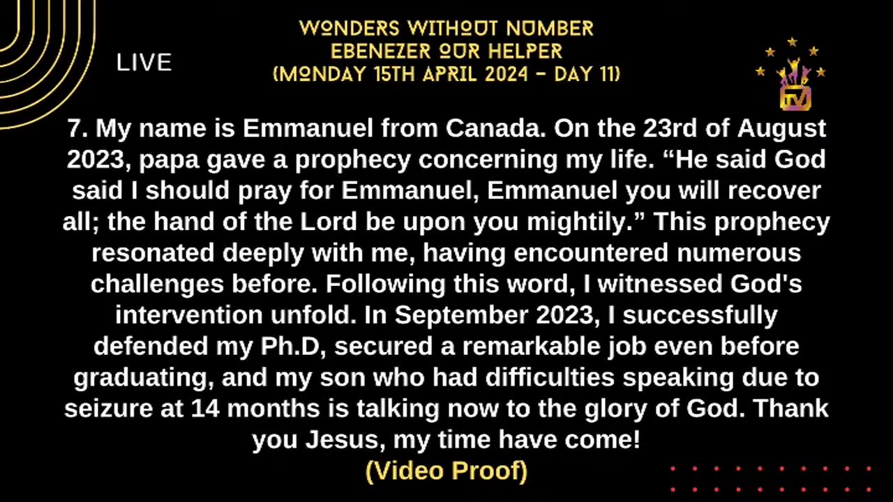 EBENEZER OUR HELPER || WWN #Day11 - April Edition