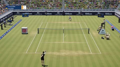 TopSpin 2K25 Federer vs Sampras Legend Difficulty Wimbledon PS5 4K 60fps