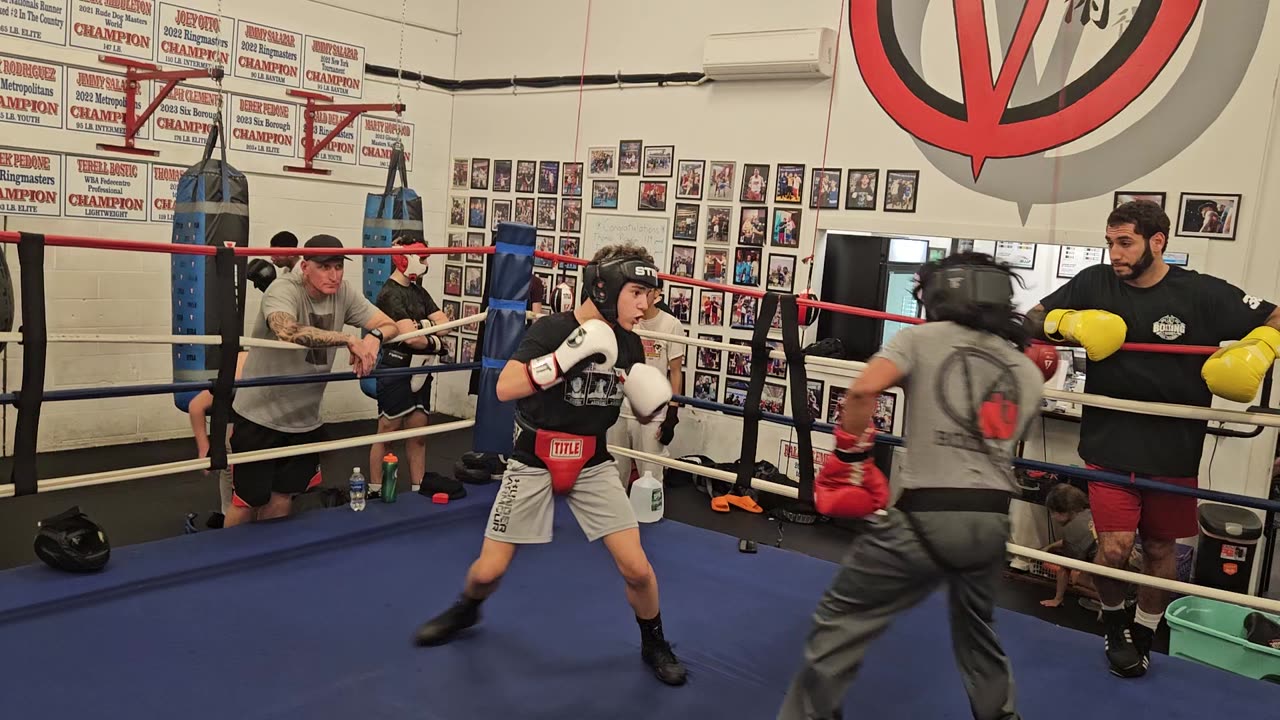 Joey sparring Jimmy 5. 11/5/24