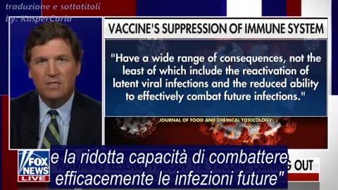 Tucker Carlson 👉 Tucker Carlson + ti vaccini più ti infiammi