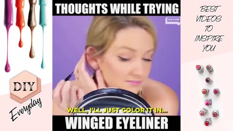 Hillarious makeup fails compilation