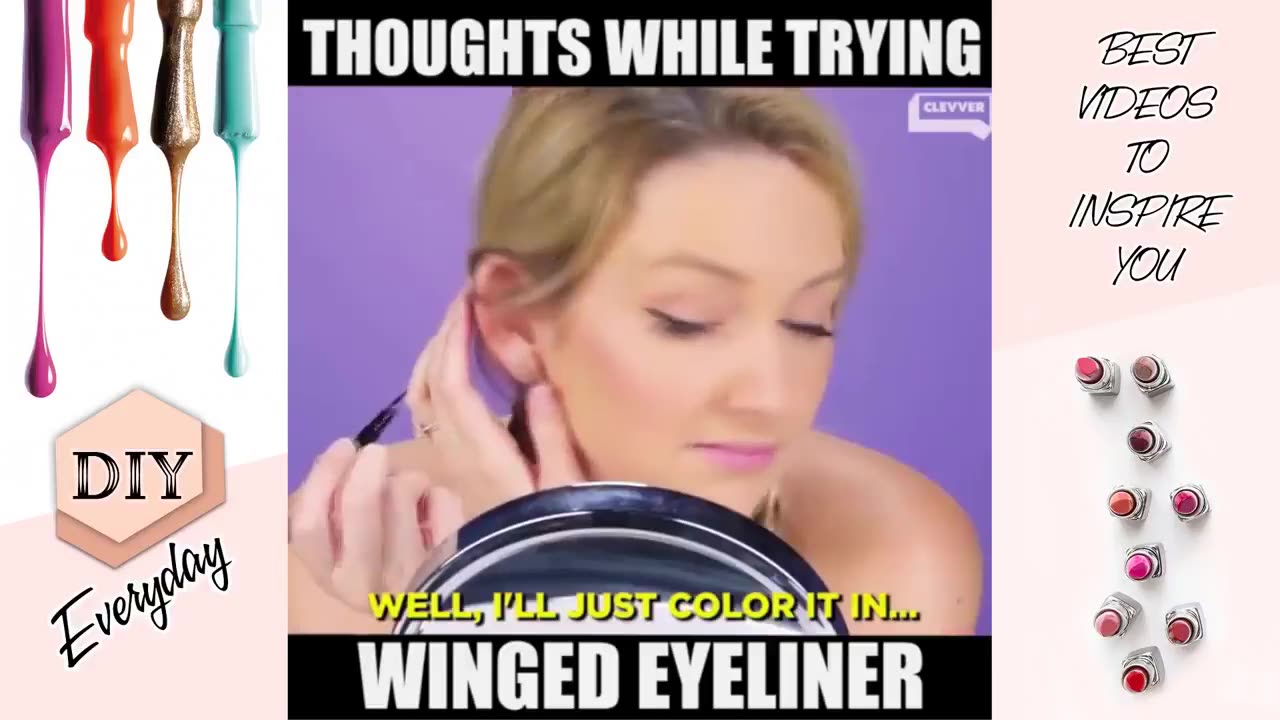 Hillarious makeup fails compilation