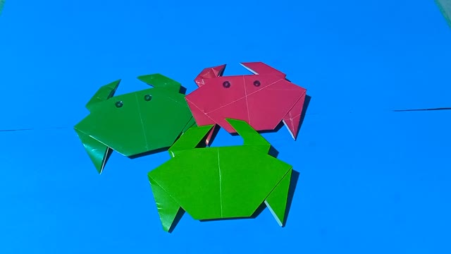 how to make origami crab