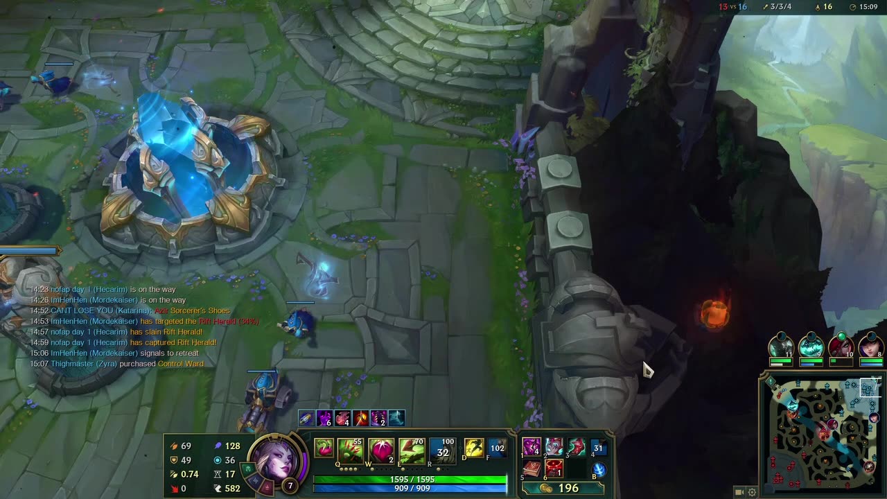 Zyra Supp Ranked league of legends Gold 3 04-01 2nd match