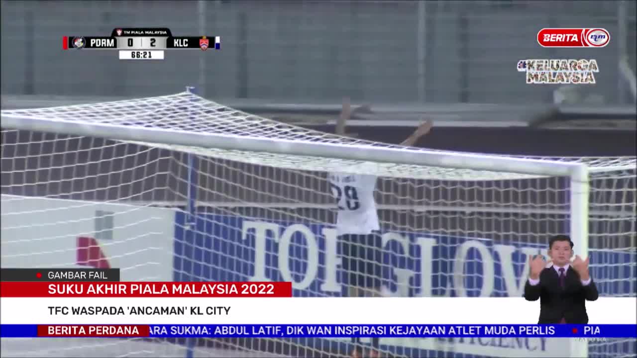 5 NOVEMBER 2022 BERITA PERDANA - SUKU AKHIR PIALA MALAYSIA 2022: TFC WASPADA 'ANCAMAN' KL CITY