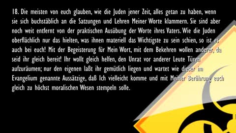 Geistiger Aussatz ist ansteckend... Die Heilung eines Aussätzigen ❤️ Jesus erklärt Matthäus 81-4