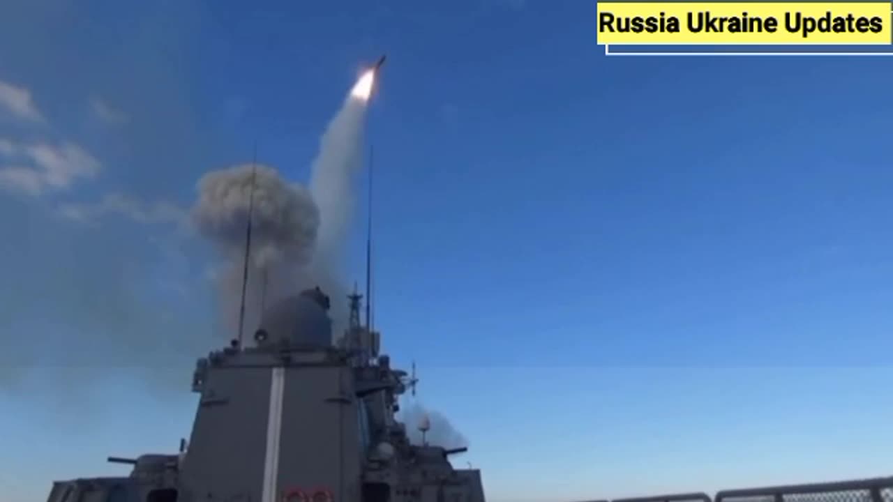 The launch of hypersonic "Kindzhals" during today's strikes on the territory of Ukraine.