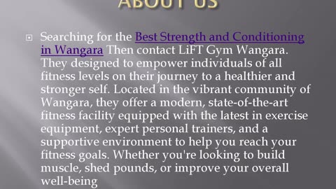 Best Strength and Conditioning in Wangara