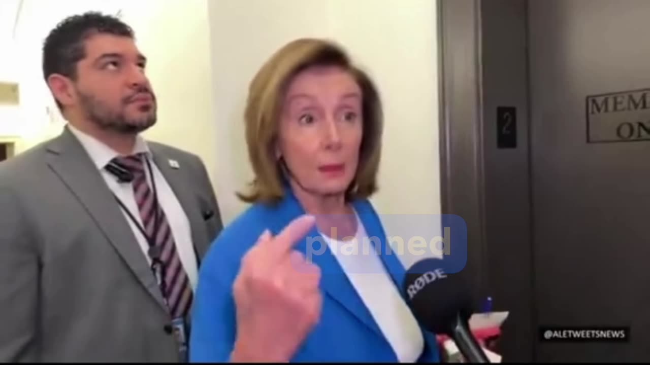 One minute later featuring Nancy Pelosi