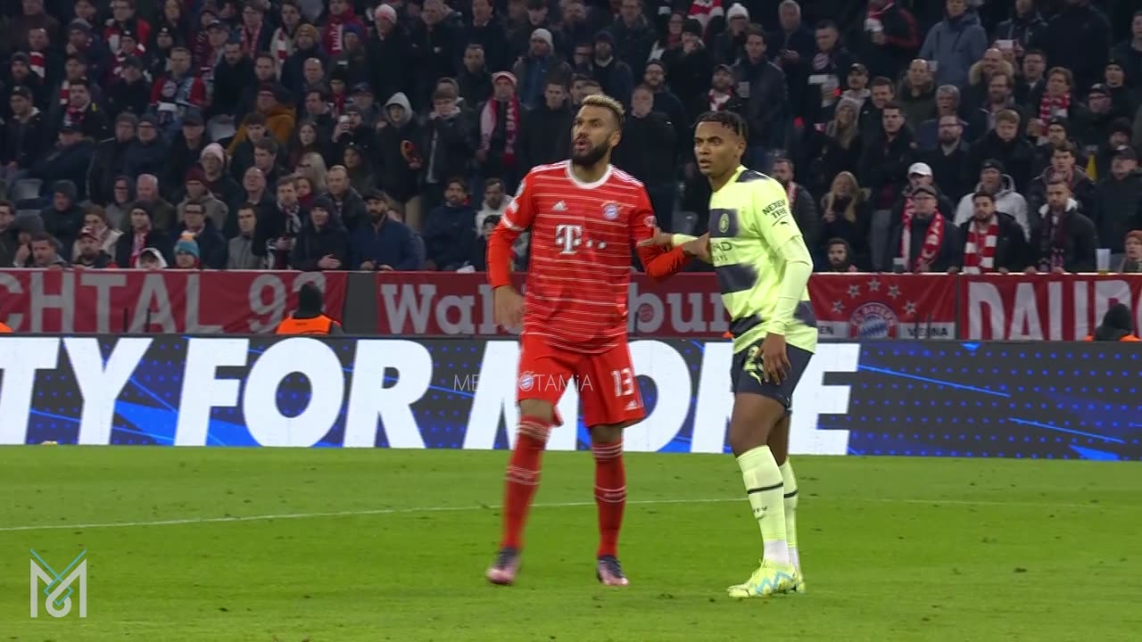 Choupo-Moting reactions vs Manchester City