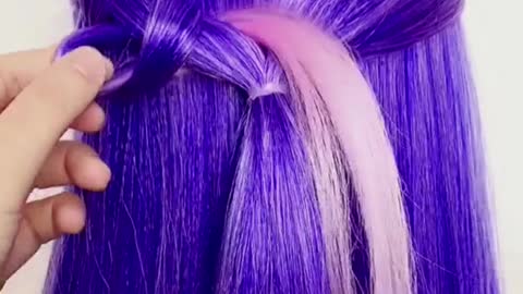 Hairstyle u can do it by yourself 🥳🥳🥳#hairstyle #fyp #foryou #CollegeGotMeLike