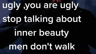 show ur beauty don't talk about it.