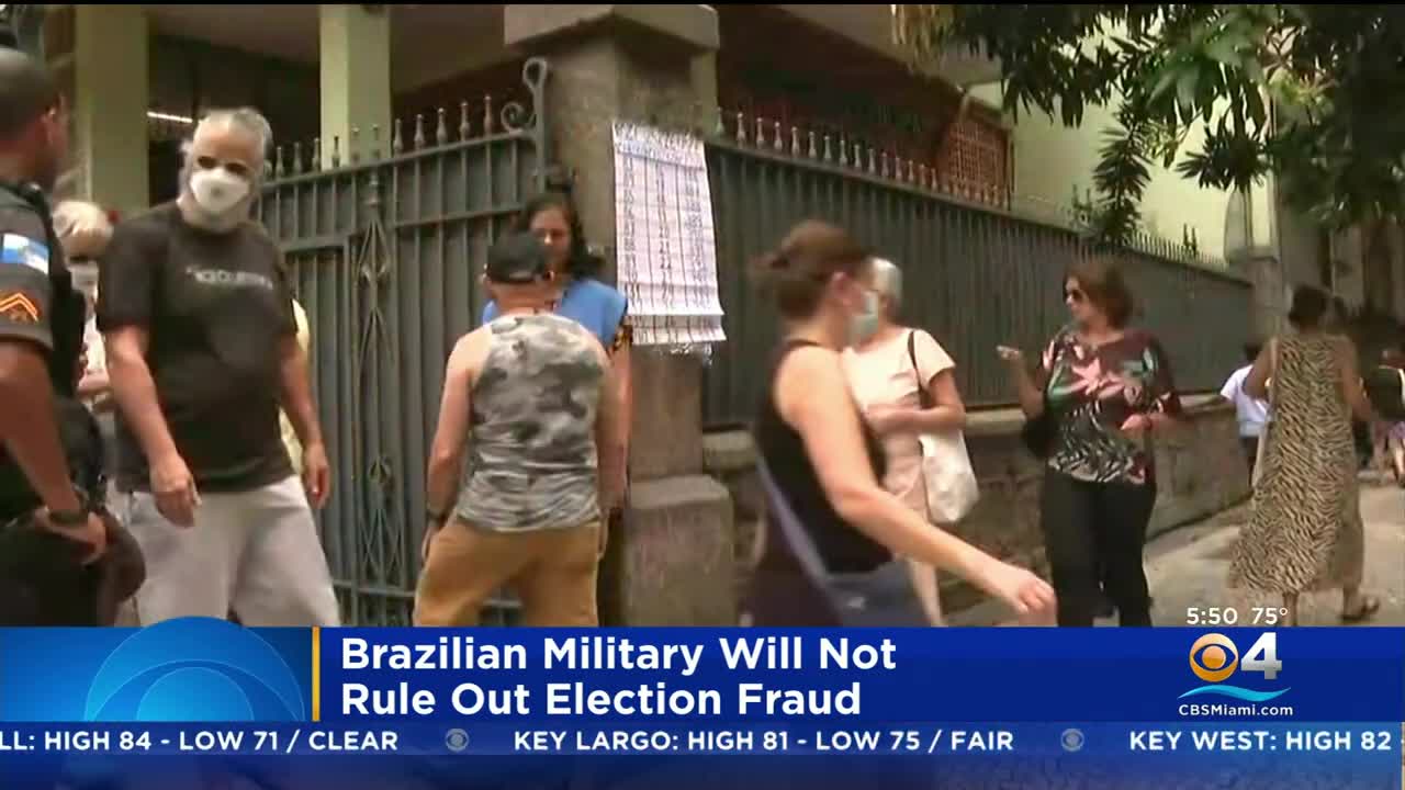 Brazilian Military Will Not Rule Out The Possibility Of Election Fraud