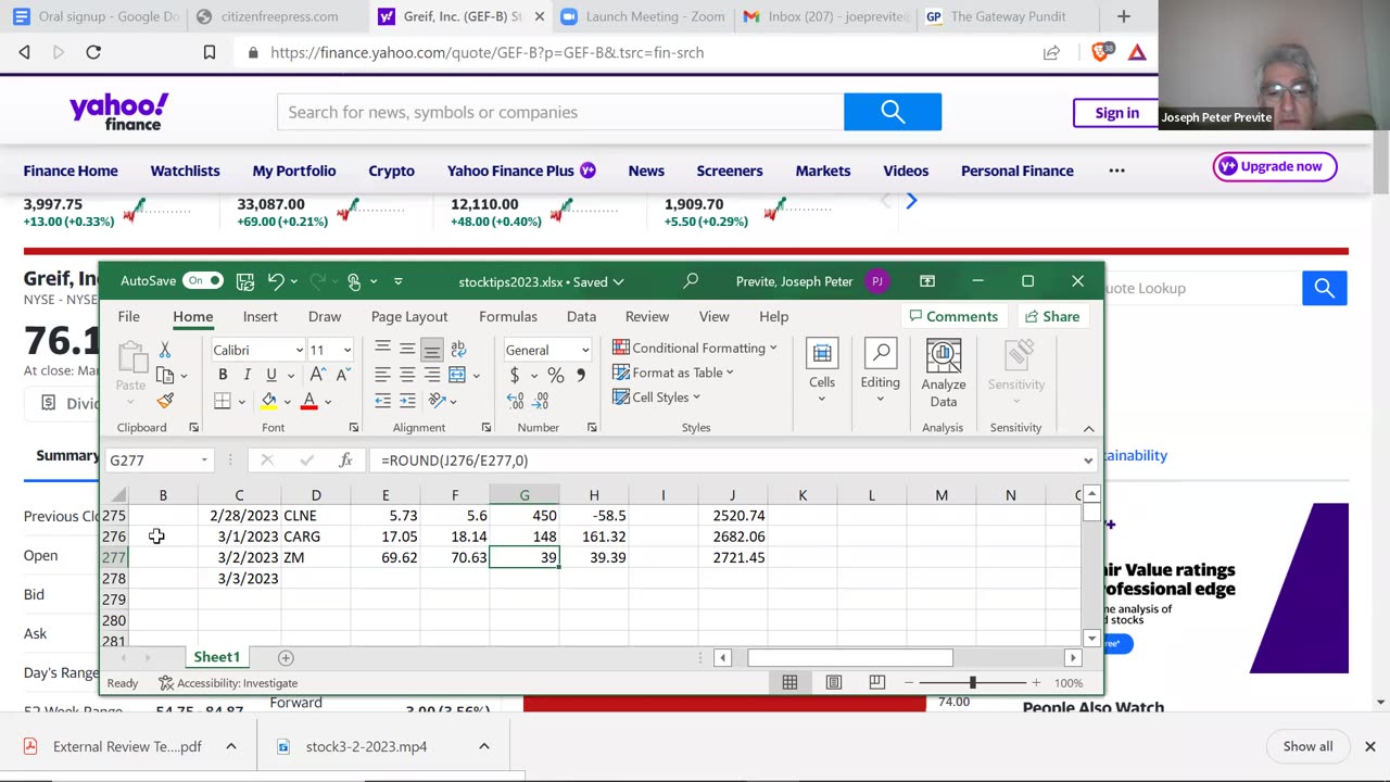 stock3-3-2023 today's daily stock pick/tip in a minute