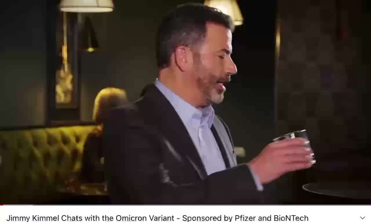Kimmel is a sellout stooge for Big Pharma and the Democrat Party.