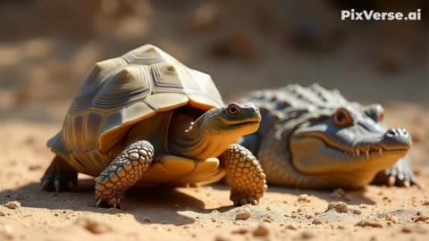 Tortoise and Crocodile