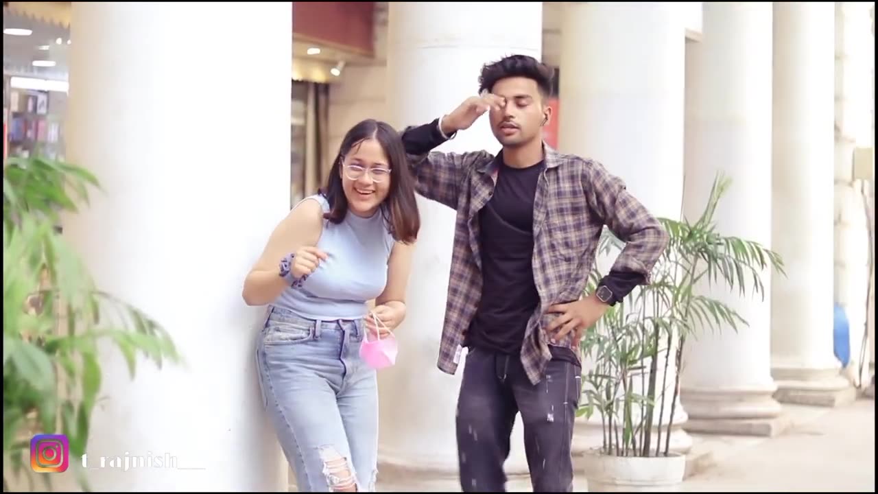 Prank On Cute Girl 🤣