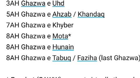 Islamic information css msqz ghazwa e Hijri