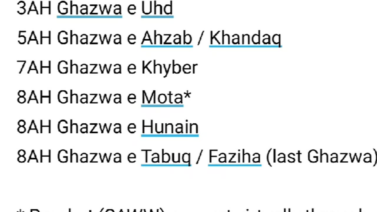 Islamic information css msqz ghazwa e Hijri