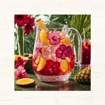 Free Tropical Paradise Infusion Recipe 🍍🌺🍹✨
