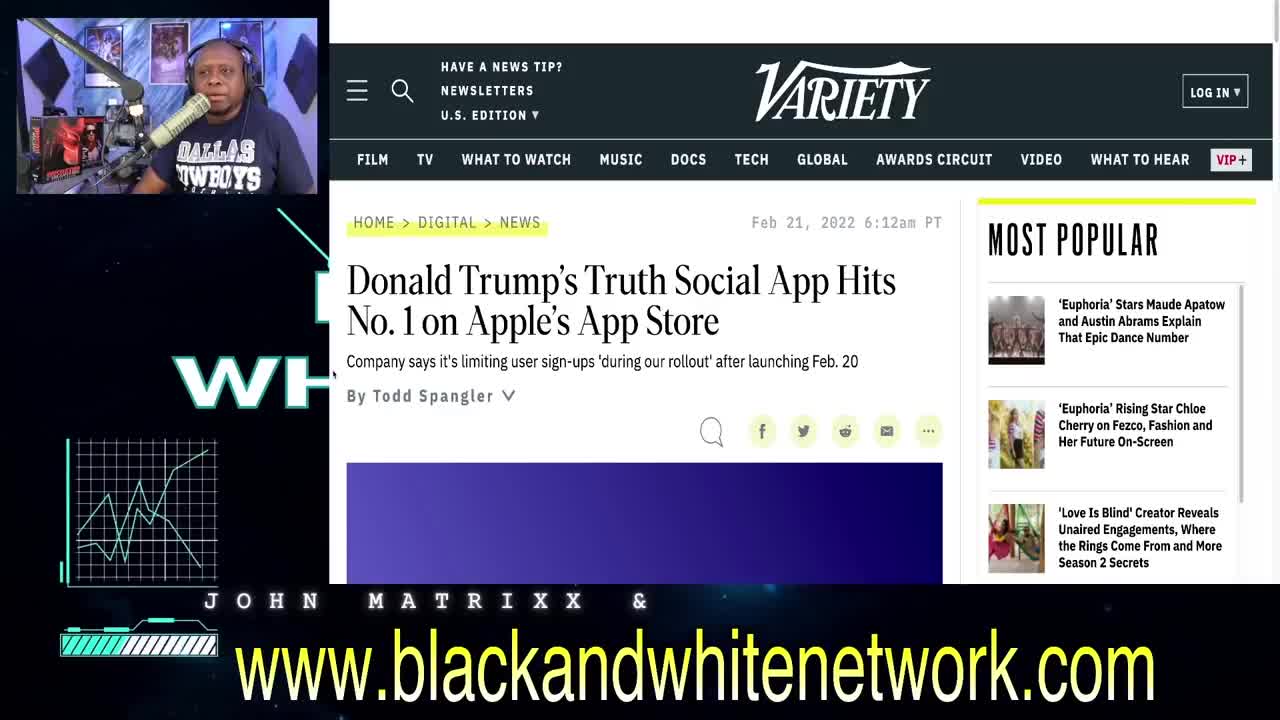 Donald Trump's Truth Social dropped today and debuts at #1 in the Apple App Store!