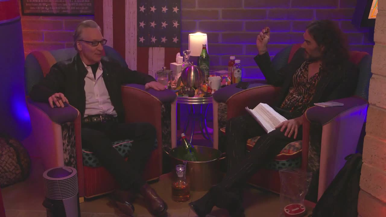 NOWCast News Report: Russell Brand with Bill Maher on Club Random Podcast- Pt 2 - April 2023