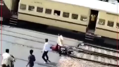Live train accident 😔😭