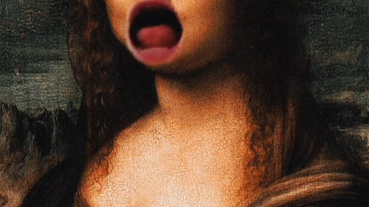 Famous singing artworks, world artworks got talent, funny video, monalisa david girl with pearl,nice