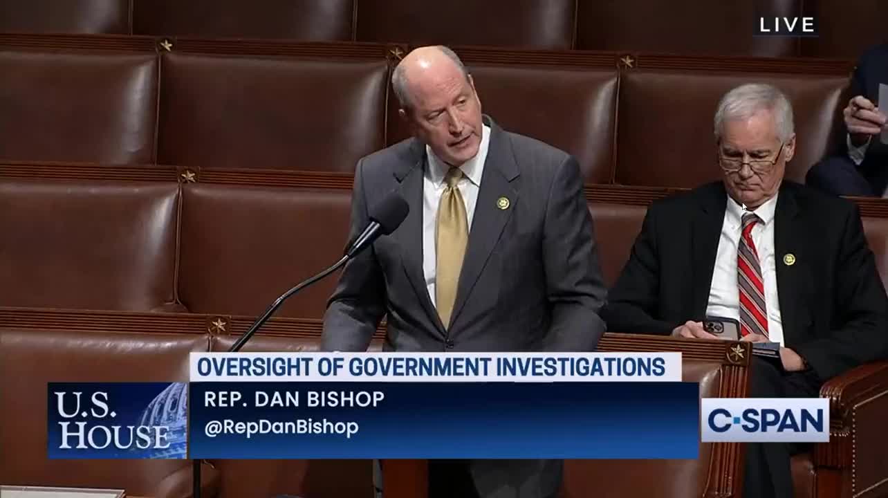 Republican Dan Bishop Quotes Spider-Man, Puts Deep State on Notice