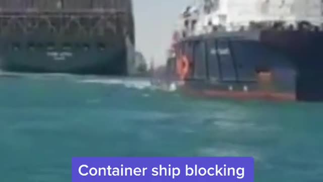 Container ship blockingSuez Canal freed