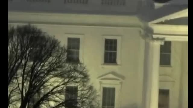 White house walls 2nd floor sees flashes