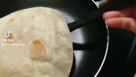 Making Cheese quesadilla