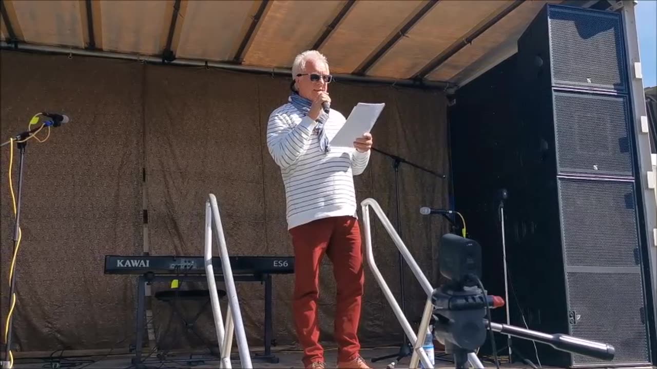 FRANK HENNIG, Freie Brandenburger - FÜNF-LÄNDER-DEMO FÜR FRIEDEN IN EUROPA, PORAJOW, PL, 01 05 2023