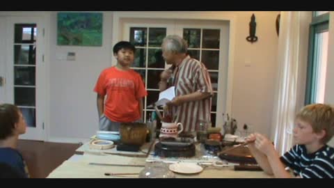 Chinese Art Lesson by Venerable Artist Zhang Hua Qing 2011
